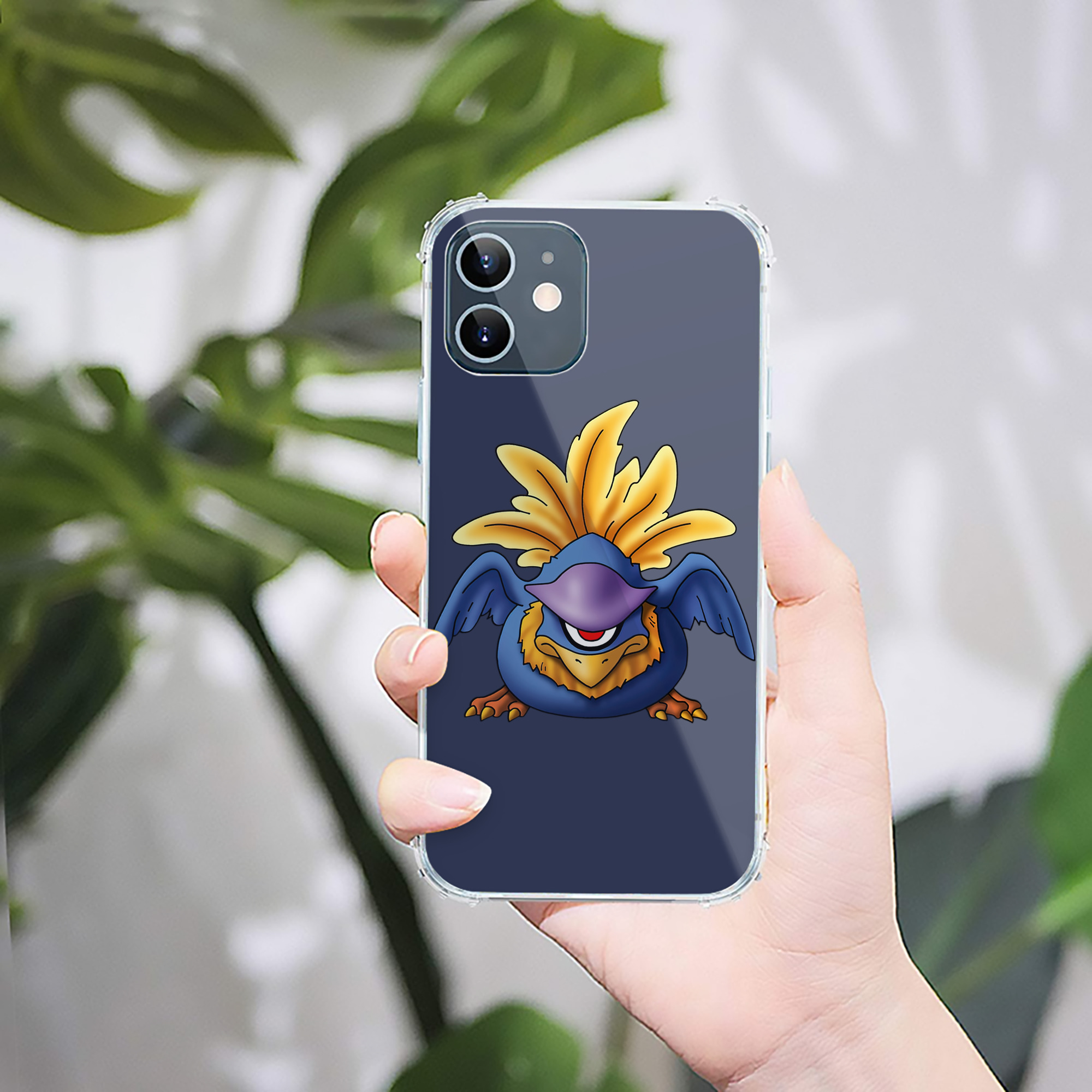 （画像用） ドラゴンクエスト Doragon Kuesuto Dragon Quest 【iPhone 12シリーズ対応】透明スマホケース（クリアソフトケース）